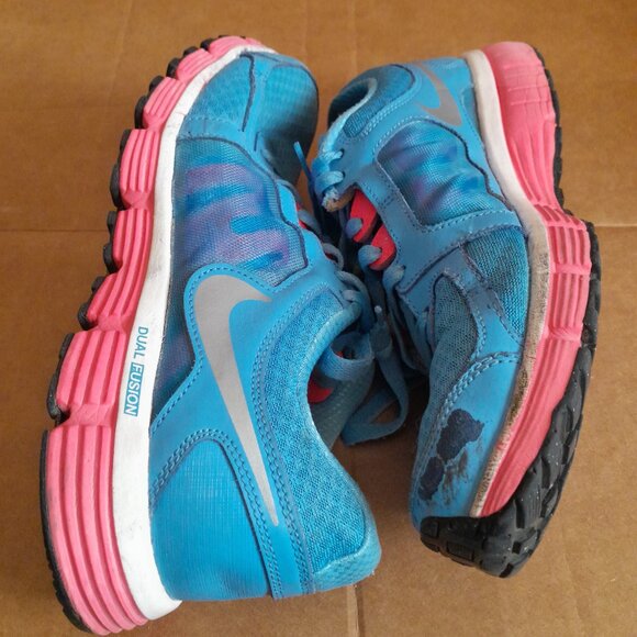 Nike Women’s Dual Fusion ST 2 454240-461 Blue Running Shoes Sneakers Size 9 - Picture 7 of 8